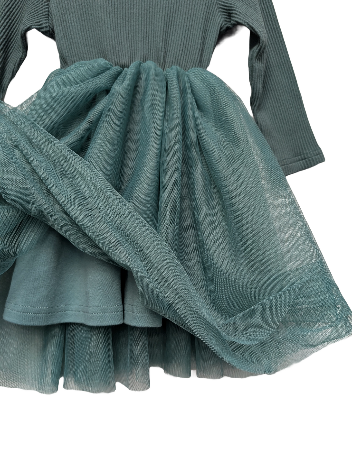 organic cotton dress with tulle ages 0-8