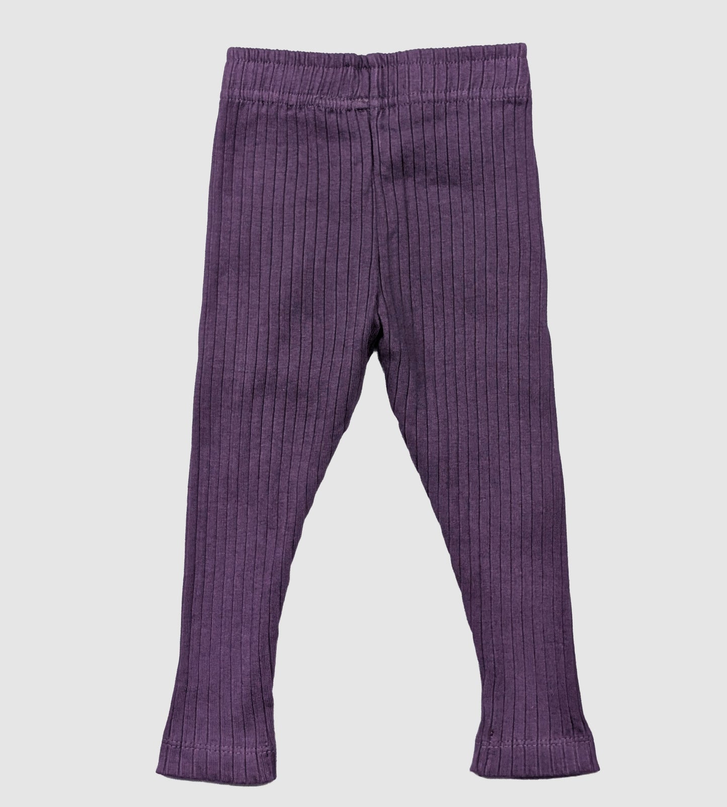 The Piper Pant slim cut wide rib organic cotton purple